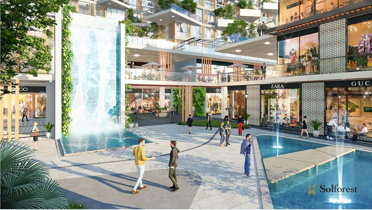 Trung tâm thương mại dự án Ecopark Vinh